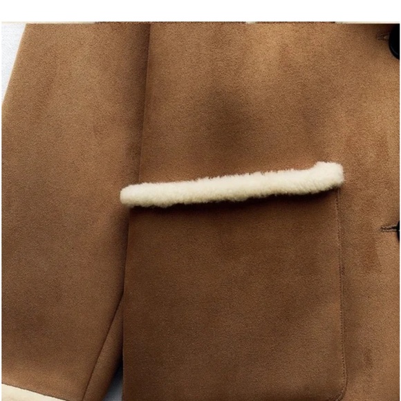 ZARA DOUBLE FACED COAT - Picture 5 of 9